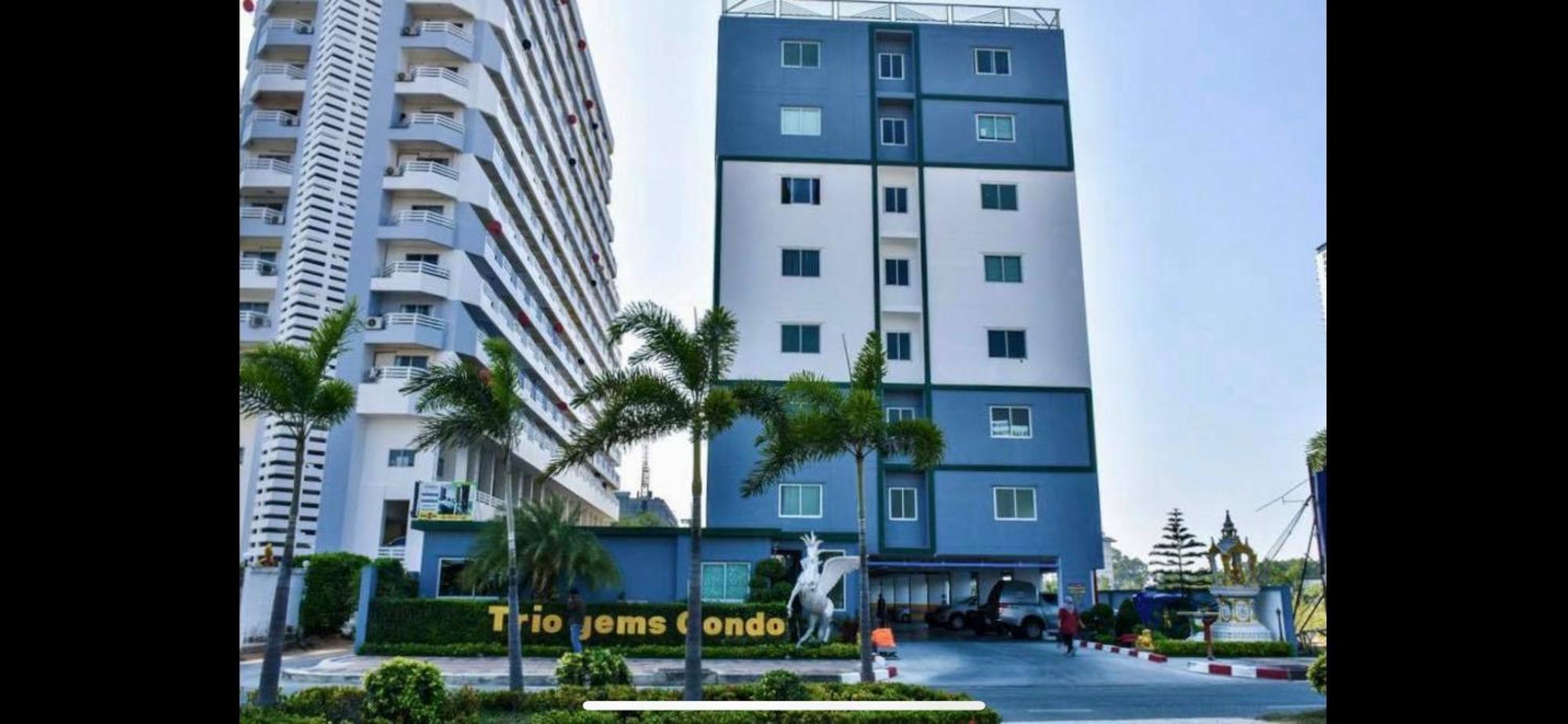Trio Gems Condo, Pattaya Thailand Jomtien Beach Extérieur photo
